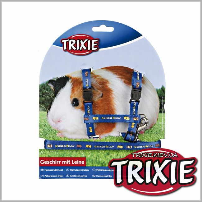 ТРИКСИ Украина - Шлейка с поводком для морской свинки TRIXIE