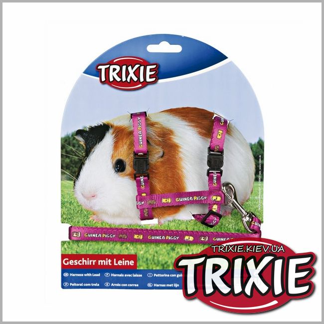 ТРИКСИ Украина - Шлейка с поводком для морской свинки TRIXIE