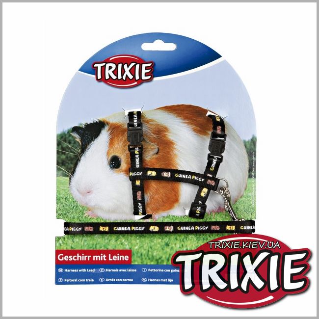 ТРИКСИ Украина - Шлейка с поводком для морской свинки TRIXIE