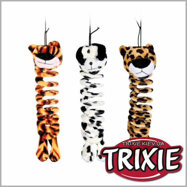 ТРИКСИ Украина - Набор плюшевых игрушек для кошки TRIXIE - на пружине