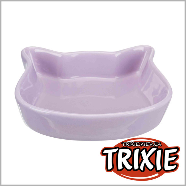 ТРИКСИ Украина - Керамическая миска в форме головы кошки (0.25L / 12cm)