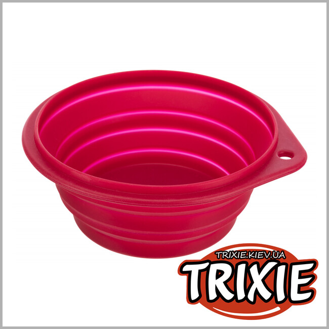 ТРИКСИ Украина - Миска дорожная для собак TRIXIE (Размер: 0.25л/11см)
