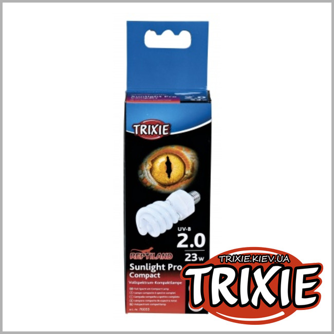 ТРИКСИ Украина - Лампа для террариума TRIXIE Sunlight Pro Compact 2.0 ( 23W 1100Lm)