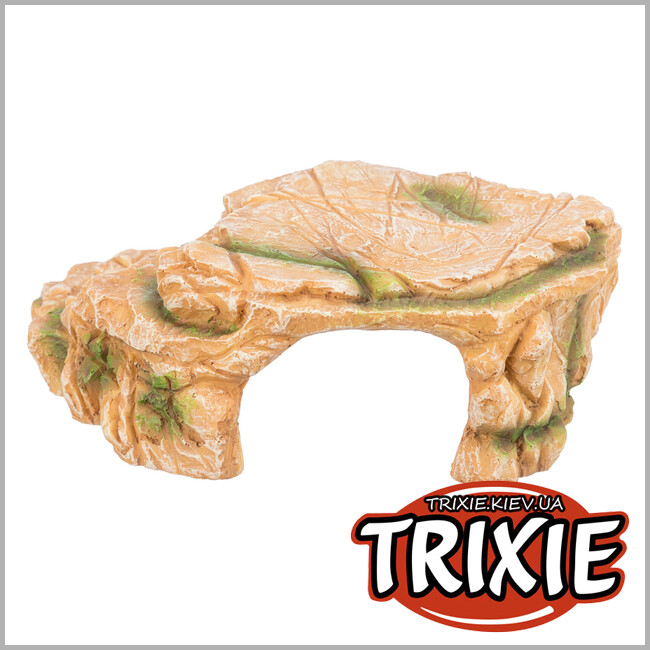 ТРИКСИ Украина - Скальное плато/грот Trixie 76325 с пещерой (полиэфирная смола), 25х8х18см