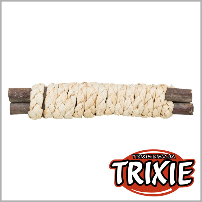 ТРИКСИ Украина - Деревянные палочки с соломой TRIXIE (15х3см)