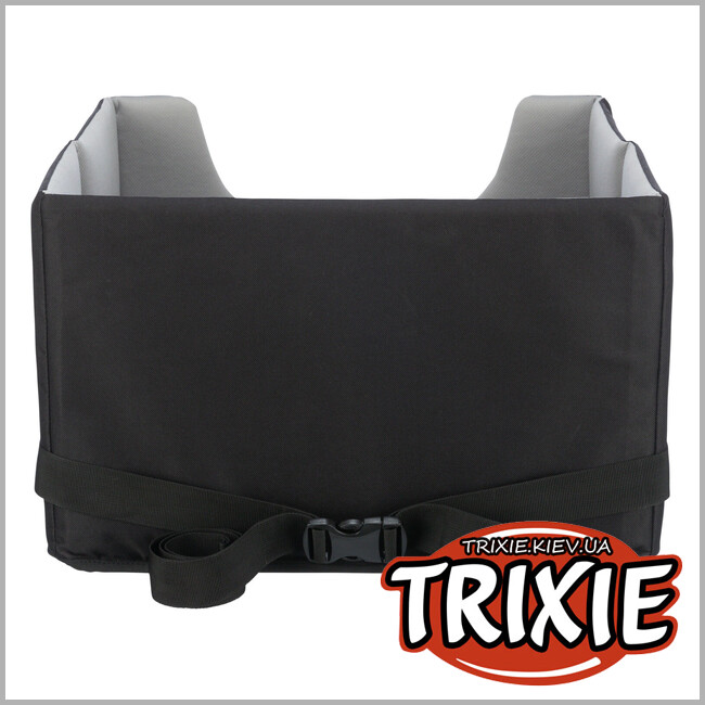 ТРИКСИ Украина - Автокресло для собак, Trixie 13177 45х28х40см, черный/серый