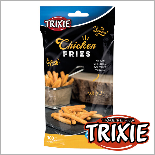 ТРИКСИ Украина - Лакомство для собак Trixie 31504 Chicken Fries курица 100г