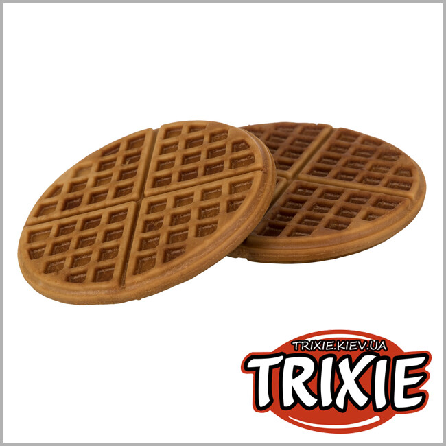 ТРИКСИ Украина - Лакомство для собак Trixie 31628 Waffles вафли с курицей 100г