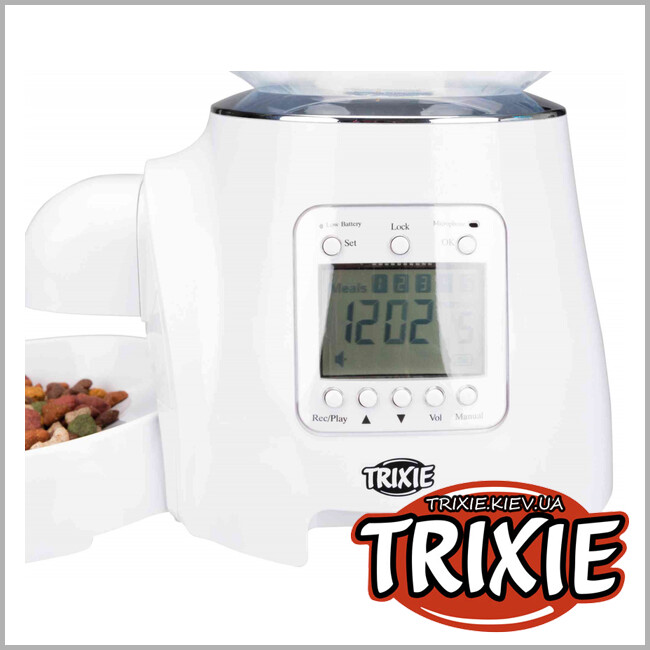 ТРИКСИ Украина - Кормушка автоматическая c динамиком для сообщений TRIXIE TX7 ( 5 л / 40*26*34 cм)