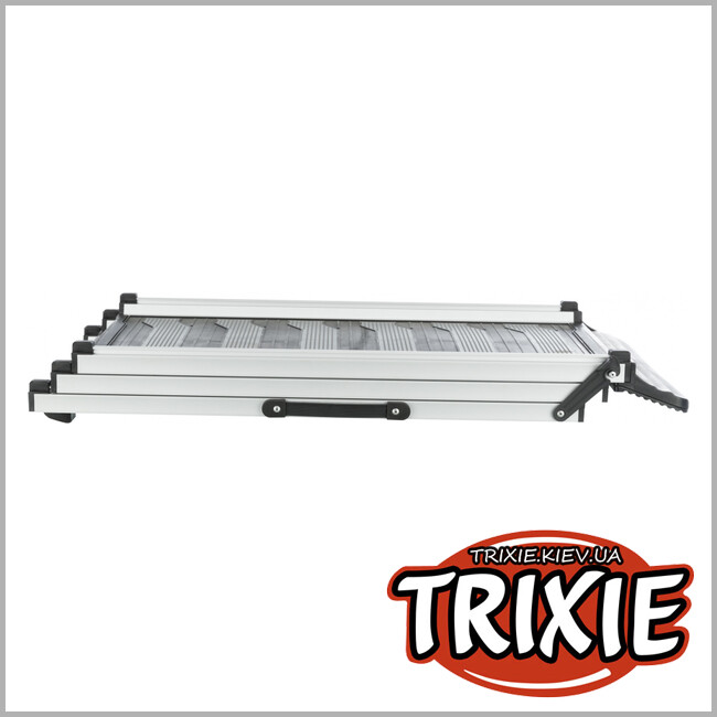 ТРИКСИ Украина - Трап складной TRIXIE (3 ступени, 40х78-175, 6.8кг, черный/серый)