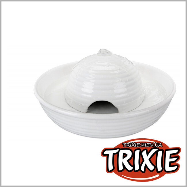 ТРІКСІ Україна - Електричний питний фонтан Trixie Drinking Fountain Vital Flow (кераміка 0.8L)
