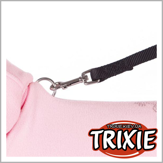 ТРИКСИ Украина - Пуловер с капюшоном с ушами для собак TRIXIE - Roma (M: 52/45см, розовый)