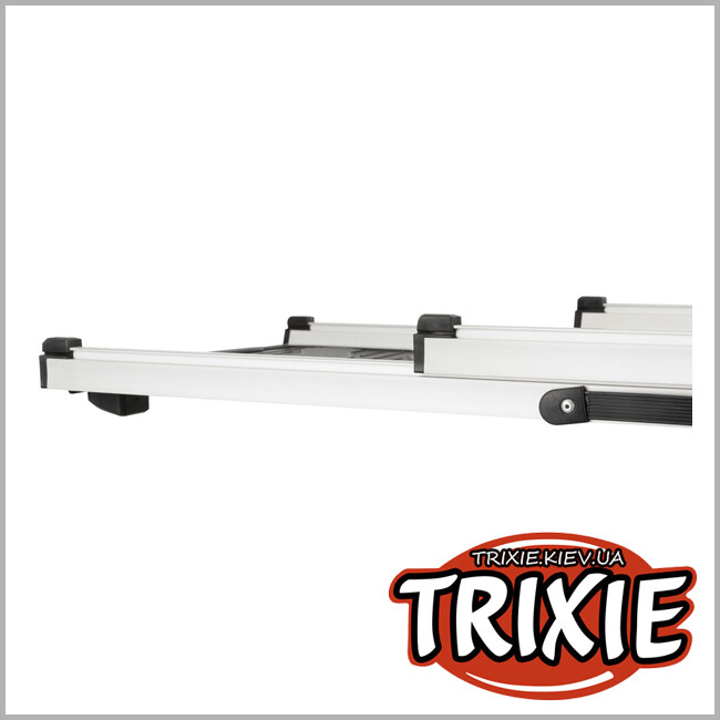 ТРИКСИ Украина - Пандус складной Petwalk-TRIXIE (40 х 102–170 см, 6,2 кг, до 100 кг, черный/серый)