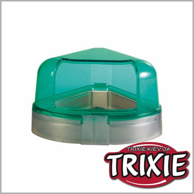 ТРИКСИ Украина - Угловой туалет для хомяка TRIXIE - с крышкой.