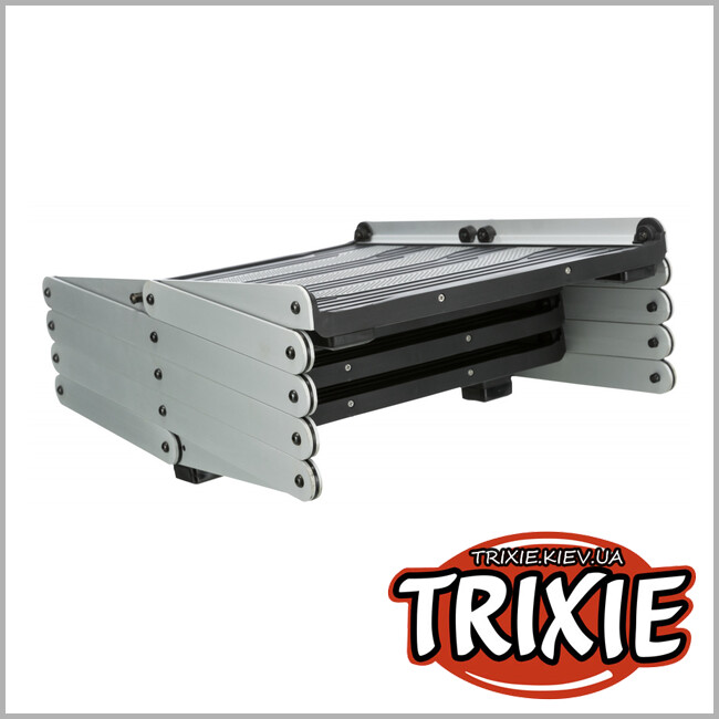 ТРИКСИ Украина - Лесница TRIXIE д/животных (4 ступени,алюминий/пластик/резина)