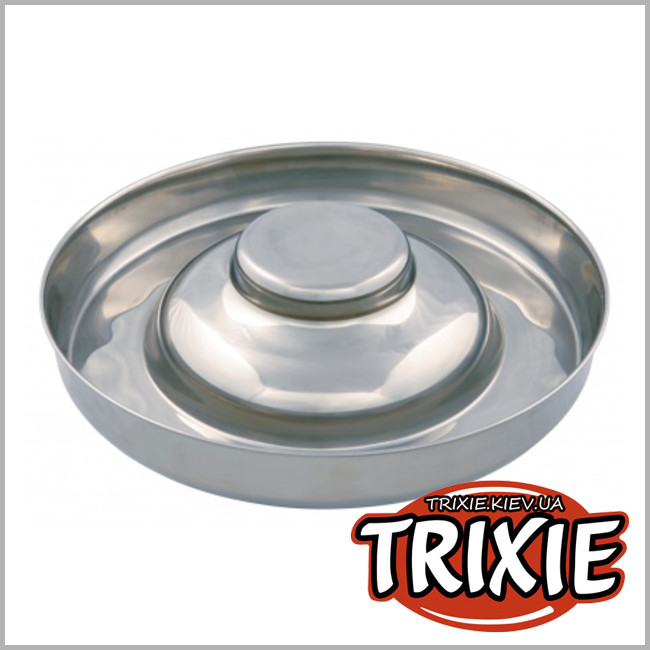 ТРИКСИ Украина - Для щенков Нержавеющая миска Trixie Junior Puppy Bowl (4L / 38см)