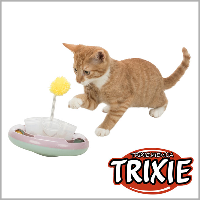 ТРІКСІ Україна - Іграшка-годівниця для кошеня Snack & Play-TRIXIE (18см)