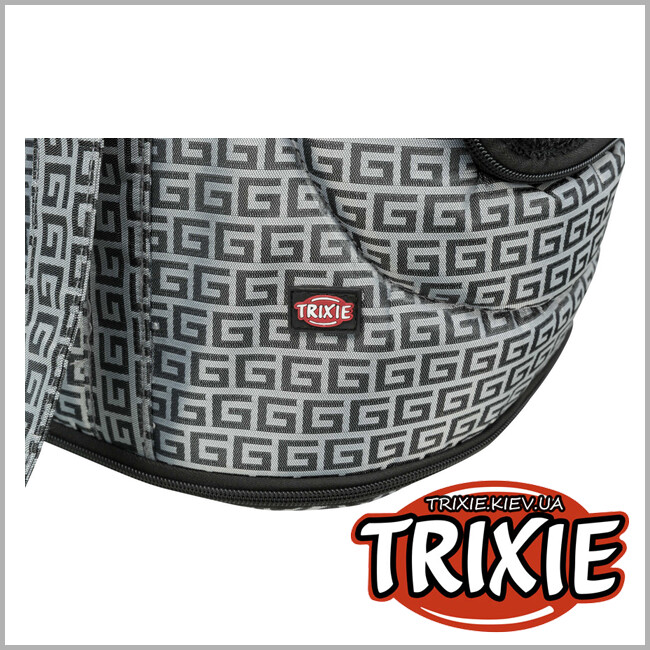 ТРИКСИ Украина - Сумка переноска Trixie Riva Carrier (жаккард 26*30*45см серебро)