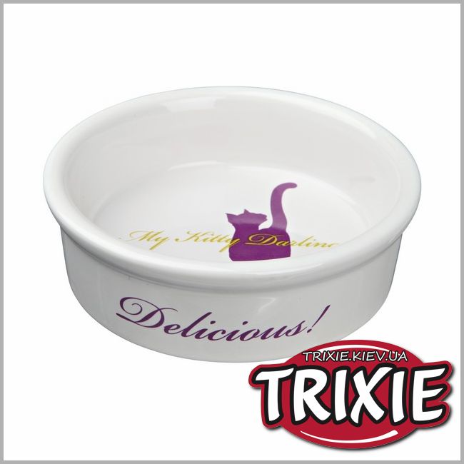 ТРИКСИ Украина - Миска для кошки TRIXIE - My Kitty Darling