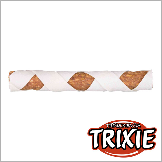 ТРИКСИ Украина - Лакомство для собак Trixie 31389 DENTA fun для чистки зубов бычий пенис 50шт, 15см/55г 5,5кг