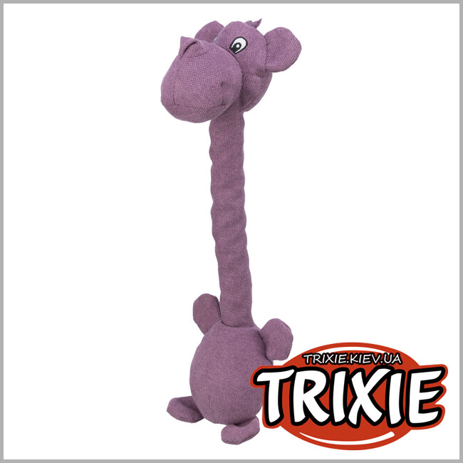 ТРИКСИ Украина - Бегемот Trixie 34722 с канатом (ткань), 50см