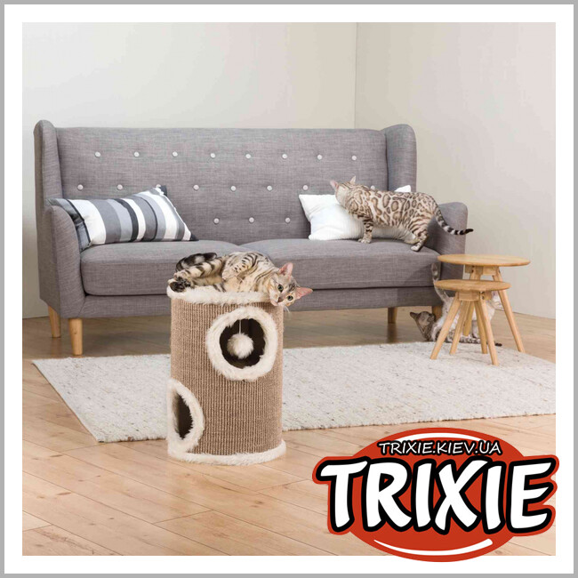 ТРИКСИ Украина - Домик-башня для кошки TRIXIE Edoardo Cat Tower (50cm)