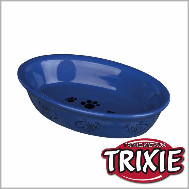 ТРИКСИ Украина - Миска для кошки Trixie Ceramic Bowl (10*15cm / 0.2L)
