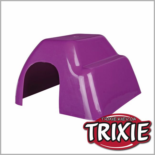 ТРИКСИ Украина - Домик для грызунов TRIXIE, пластик (Для хомяка, Размер: 16 х 14 х 9 см)