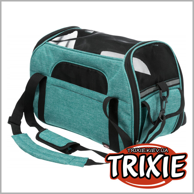 ТРИКСИ Украина - Сумка переноска для котов Trixie Madison (19*28*42см зеленая)