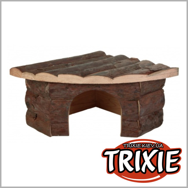 ТРИКСИ Украина - Угловой домик для грызунов TRIXIE - Jesper (Размер: 32x13x21cм)