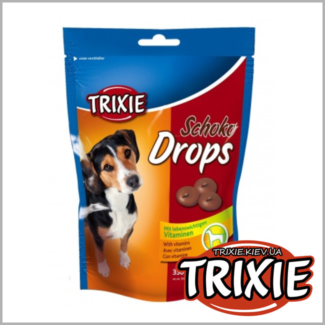 ТРИКСИ Украина - Витамины со вкусом шоколада Trixie Chocolate Drops (без какао 350гр)