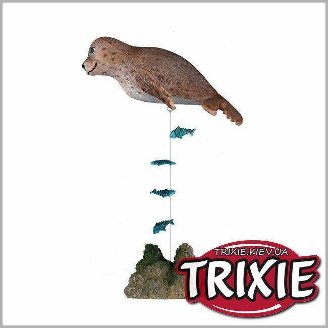 ТРИКСИ Украина - Грот для рыб TRIXIE - Тюлень с рыбками