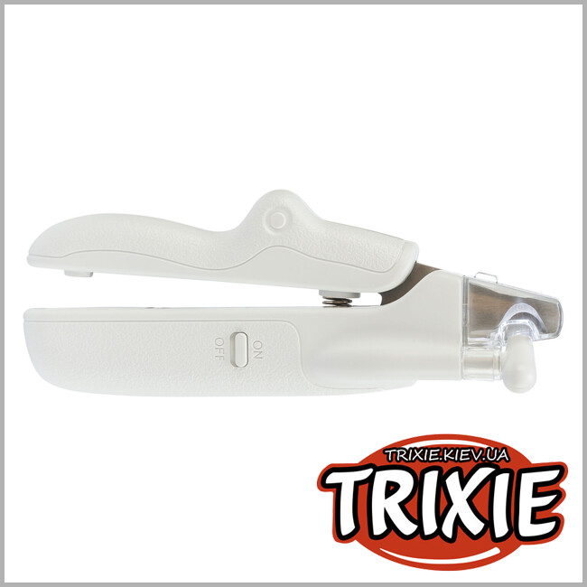 ТРИКСИ Украина - Кусачки для когтей со светодиодом Trixie 23800 (пластик/нержав.сталь),15см