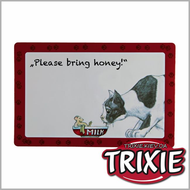 ТРИКСИ Украина - Коврик под миску для кошки TRIXIE - Milk & More
