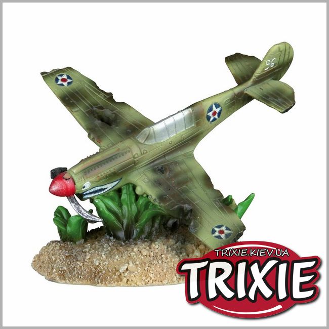 ТРИКСИ Украина - Грот для рыб TRIXIE- Затонувший аэроплан