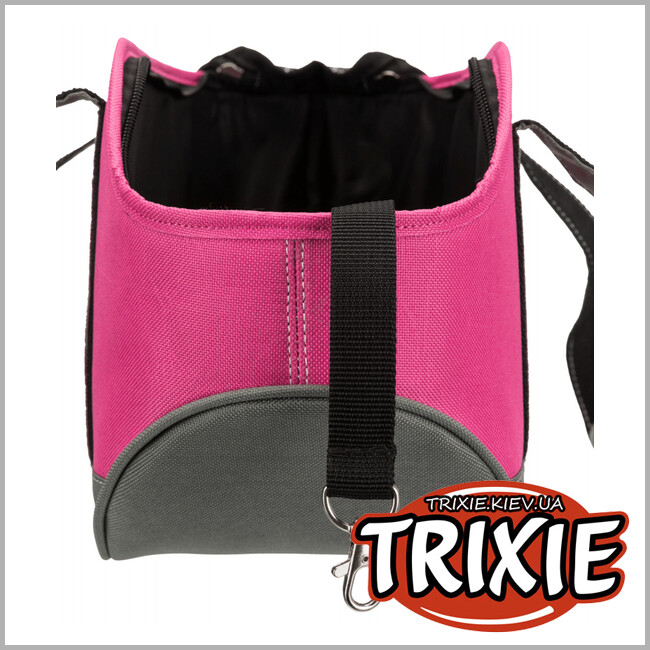 ТРИКСИ Украина - Сумка переноска Trixie Alea Carrier (розовый/серый 16*20*30 см)
