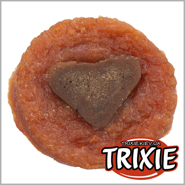 ТРИКСИ Украина - Лакомство в форме сердца Trixie 31670 с курицей и куриной печенью 100 г