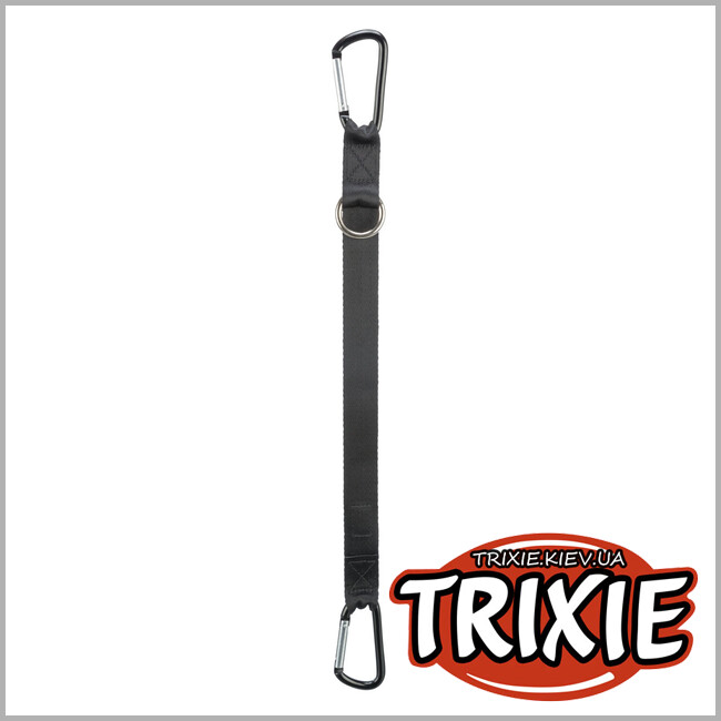 ТРИКСИ Украина - Универсальный авто/ремень-петля безопасности Trixie 12774 для собак, XS-S: 30см/25мм, черный