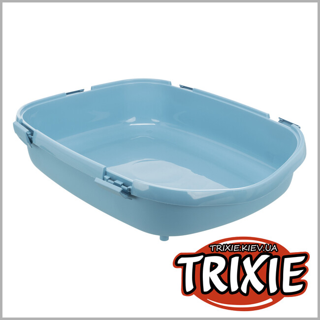 ТРИКСИ Украина - Туалет-домик для кота Primo (XXL, 56х47х71см, синий/белый)