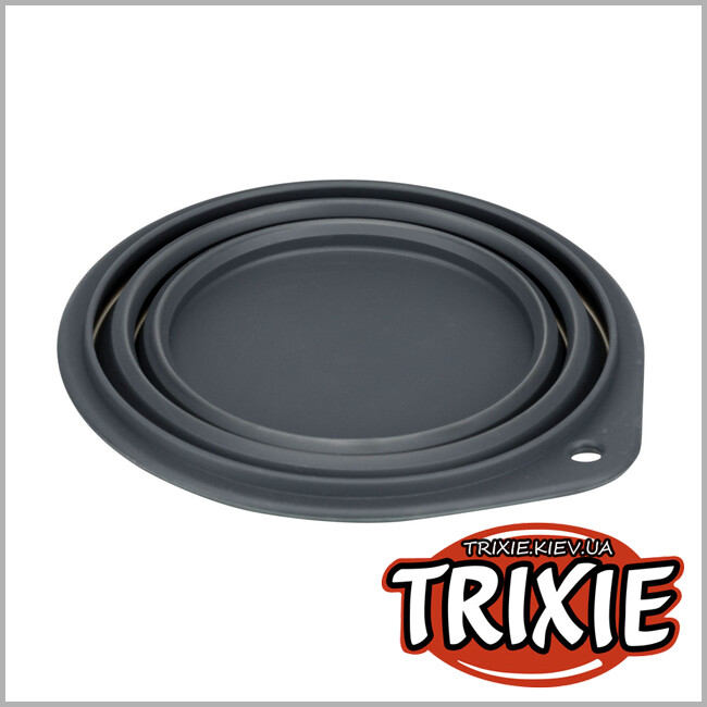 ТРИКСИ Украина - Миска дорожная для собак TRIXIE (Размер: 0,5л/14см)