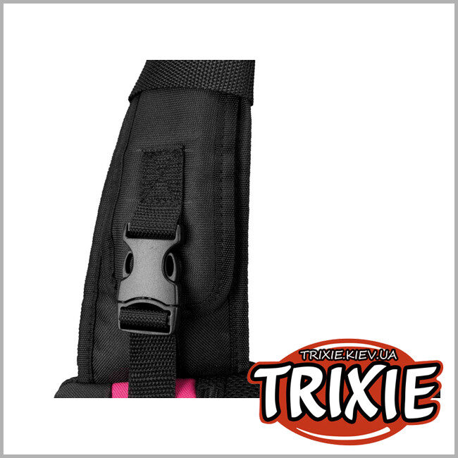 ТРИКСИ Украина - Сумка-переноска на плечо TRIXIE Sling Front Bag (полиэстер 50*25*18 cм розовый/чёрный)
