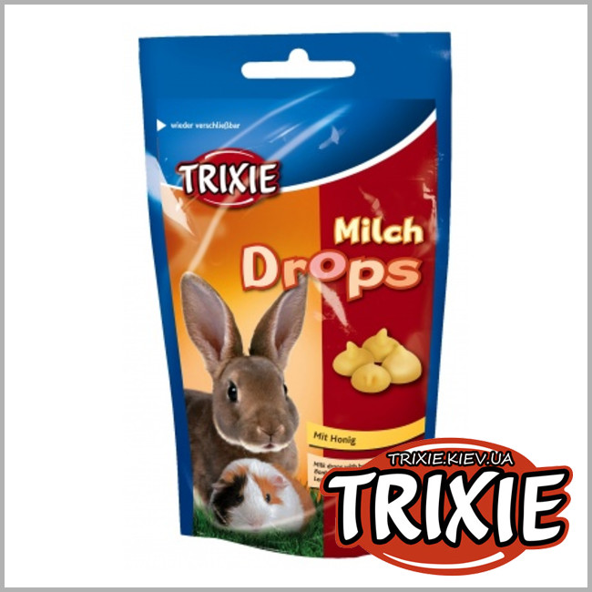 ТРИКСИ Украина - Витаминные дропсы с молоком для грызунов TRIXIE