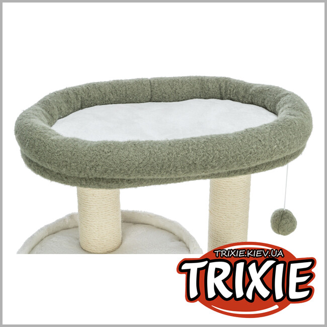 ТРИКСИ Украина - Домик-драпак Trixie 44468 "Dante", 86см, белый/зеленый/серый