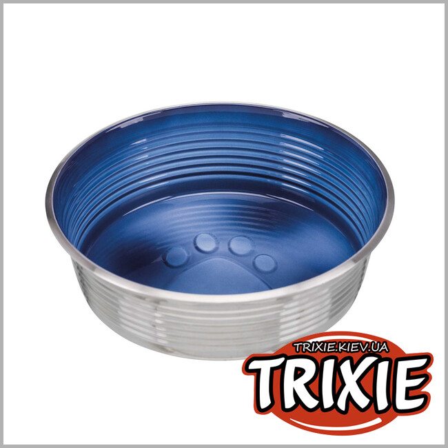 ТРИКСИ Украина - Миска из нержавеющей стали TRIXIE (1.3л/20см, цвета разные)