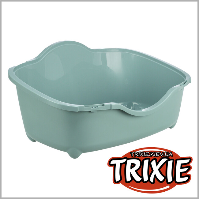 ТРИКСИ Украина - Туалет-домик Trixie 40570 для кота "Davio Top", 56х39х39см, зеленый/белый