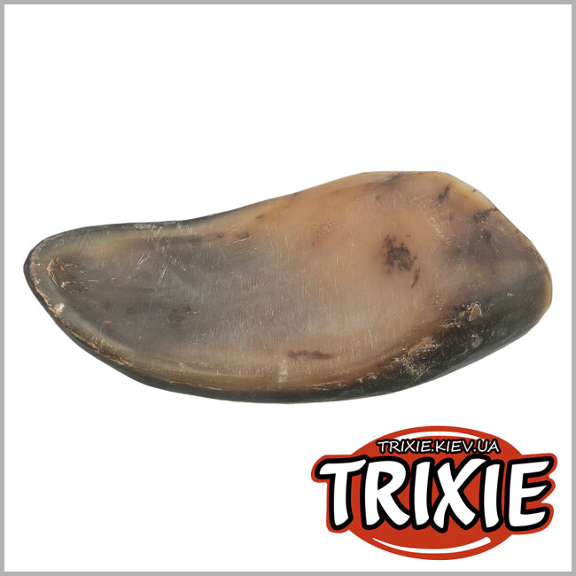 ТРИКСИ Украина - Рог буйвола для животных Trixie 27751 с начинкой из мяса/сухожилия, 10-14см.