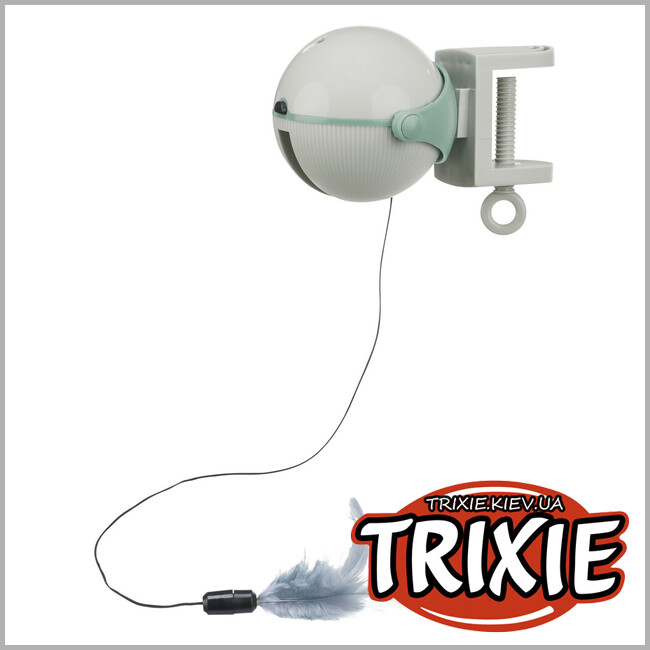 ТРИКСИ Украина - Игрушка для котов Trixie 46021 "Catch It" (пластик), 10х14см, белый