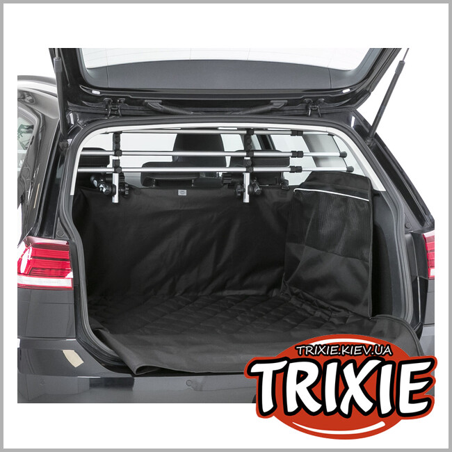 ТРИКСИ Украина - Защитный чехол Trixie 13204 для автомобильного багажника с защитой бампера черный полиэстер 210х175 см