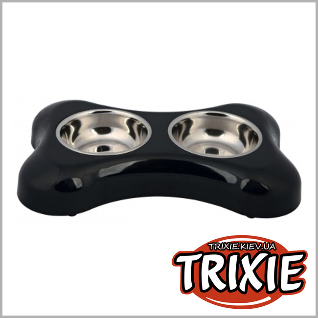 ТРИКСИ Украина - Две миски на подставке для собак TRIXIE