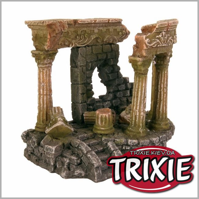 ТРИКСИ Украина - Грот для рыб TRIXIE - Римские руины / колонны (ecofriendly 13 см)